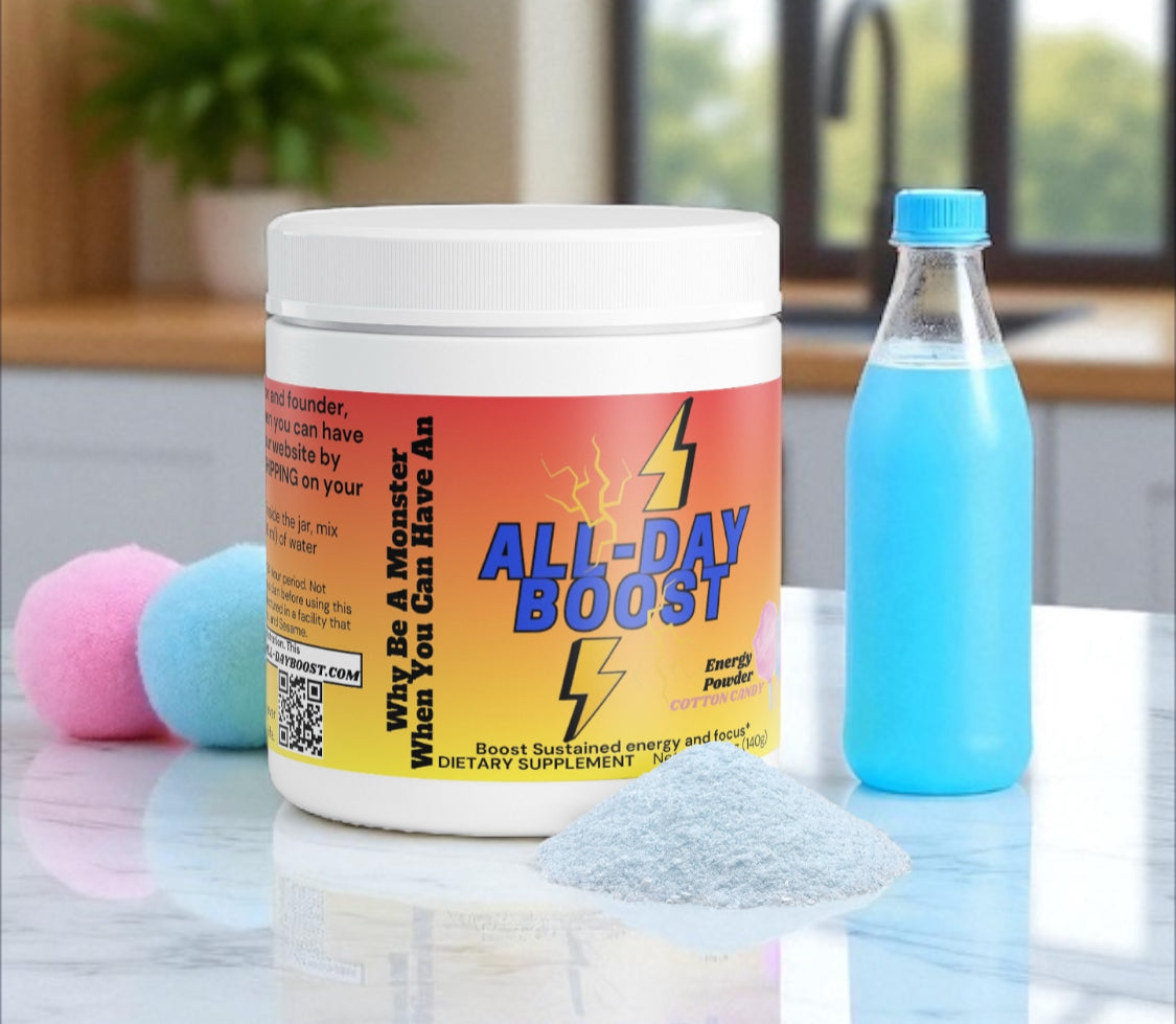 ALL-DAY BOOST Energy Powder (Cotton Candy)