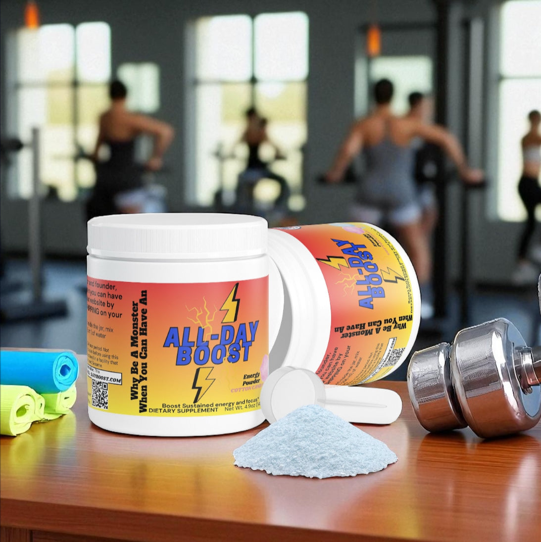 ALL-DAY BOOST Energy Powder (Cotton Candy)
