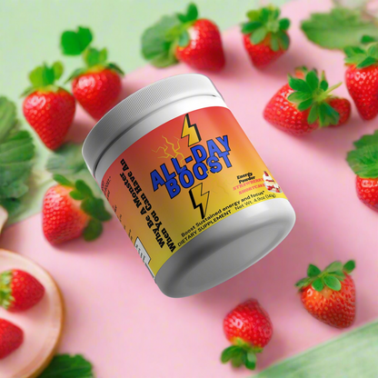 ALL-DAY BOOST Energy Powder (Strawberry Shortcake)