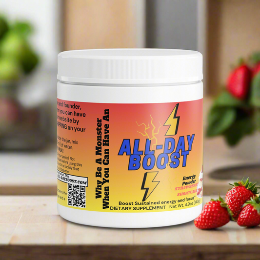 ALL-DAY BOOST Energy Powder (Strawberry Shortcake)