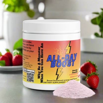 ALL-DAY BOOST Energy Powder (Strawberry Shortcake)